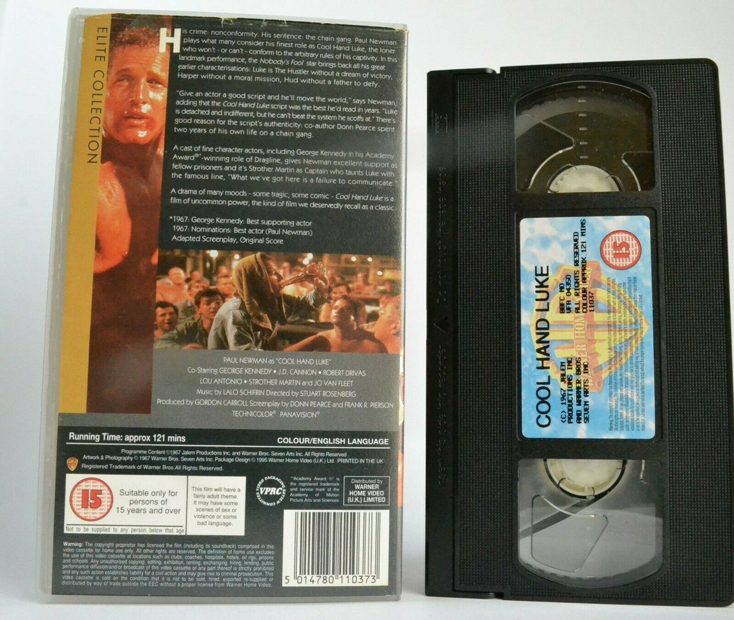 Cool Hand Luke (1967); [Elite Collection] - Crime Drama - Paul Newman - Pal VHS-