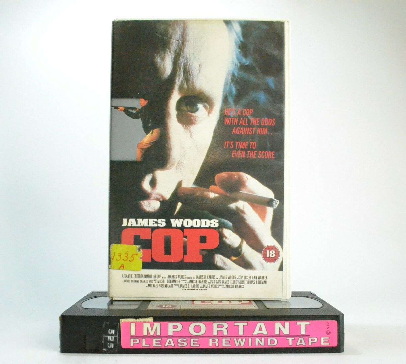 Cop: Based On "Blood On The Moon" Book - Thriller (1988) - James Woods - Pal VHS-