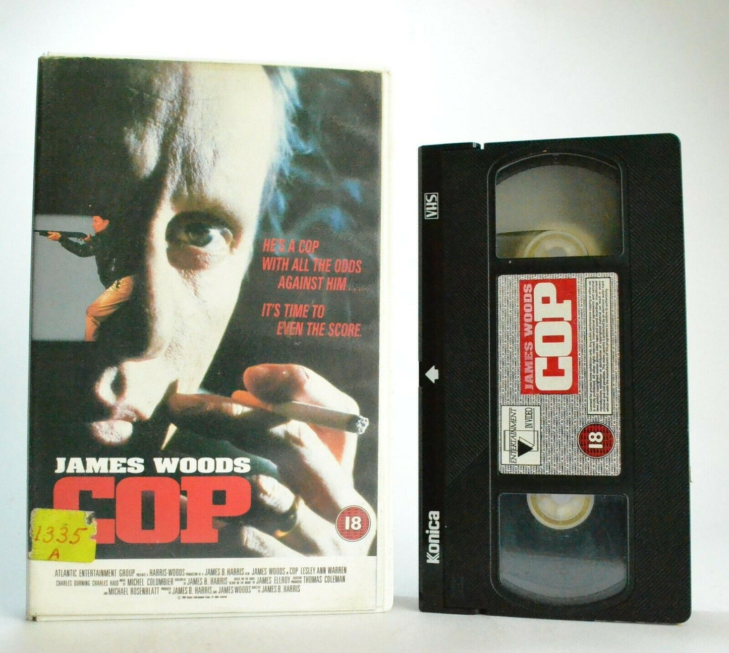 Cop: Based On "Blood On The Moon" Book - Thriller (1988) - James Woods - Pal VHS-