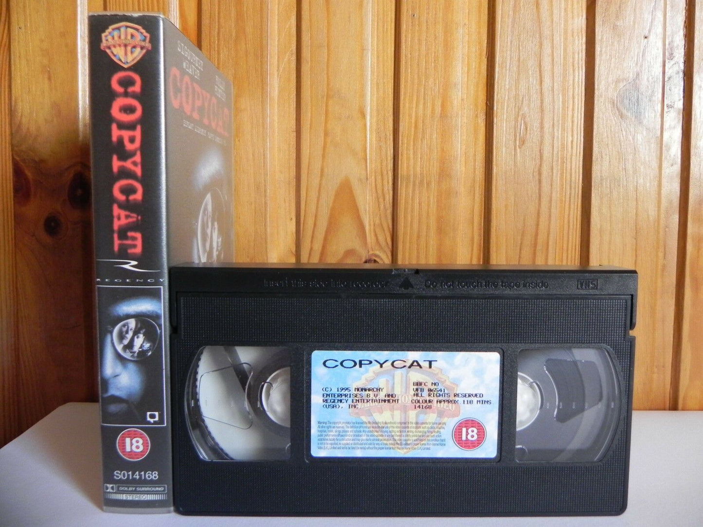 Copycat - Warner Home - Thriller - Sigourney Weaver - Holly Hunter - Pal VHS-