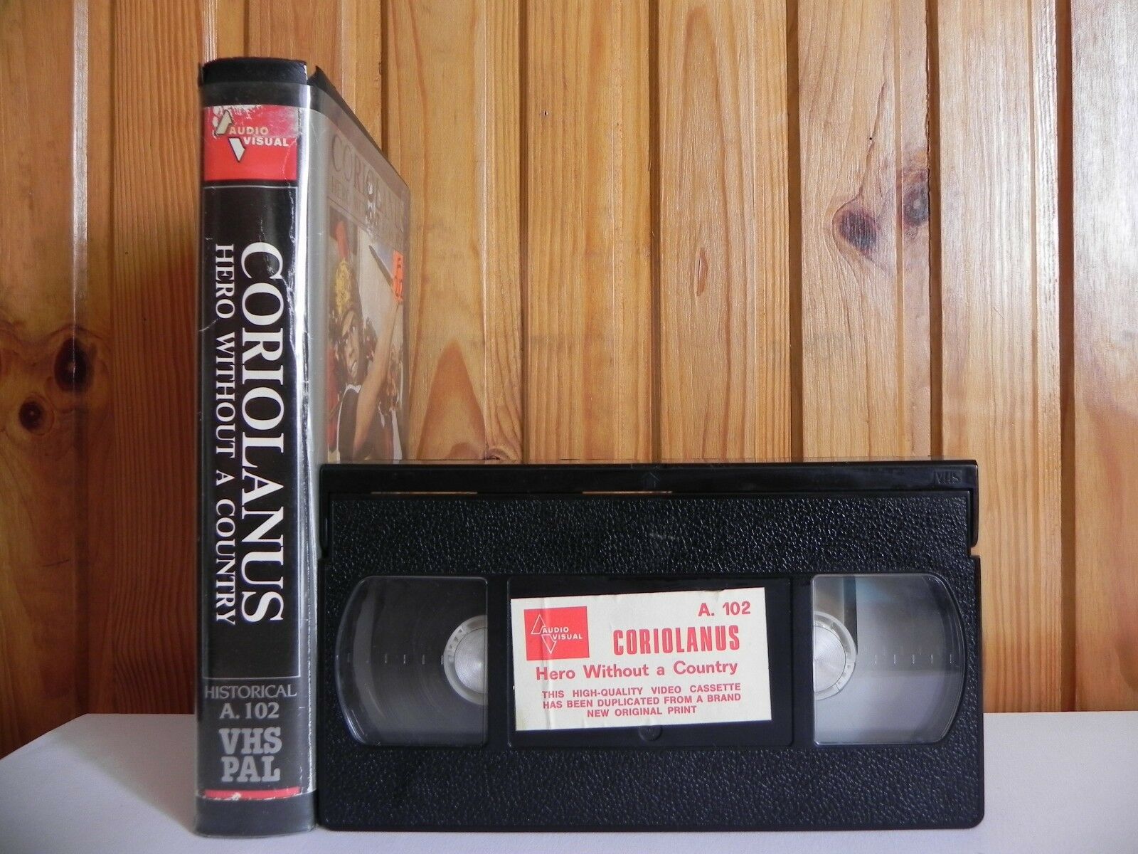 Coriolaus: Hero Without A Country - Audio Visual - Historical - Large Box - VHS-