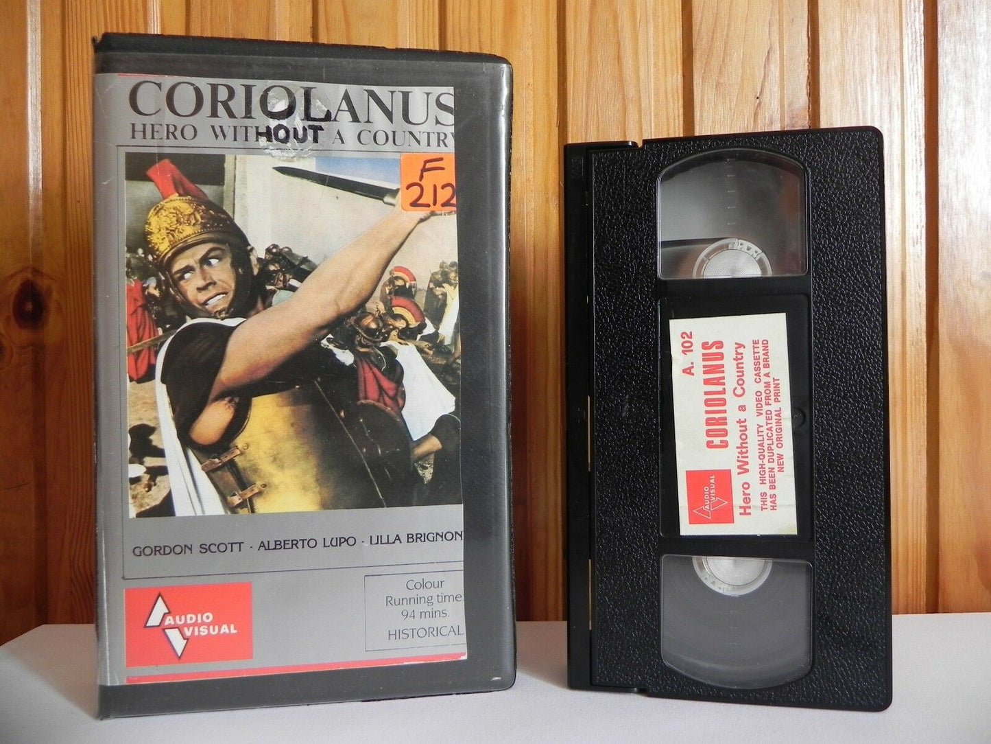 Coriolaus: Hero Without A Country - Audio Visual - Historical - Large Box - VHS-