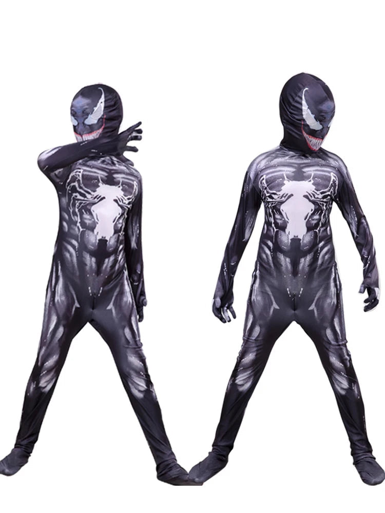 Cosplay New Venom 2 - Step into the Spotlight with Red Venom Jumpsuit Tights and the Iconic SpiderMan Hero Costume-