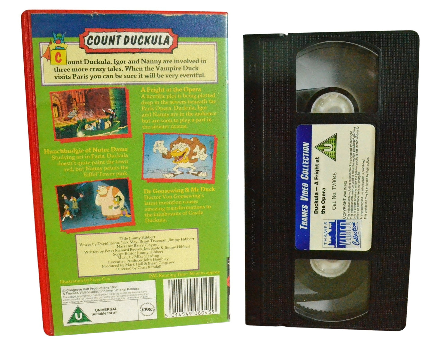 Count Duckula - A Fright at the Opera - Thames Video Collection - TV8045 - Children - Pal - VHS-