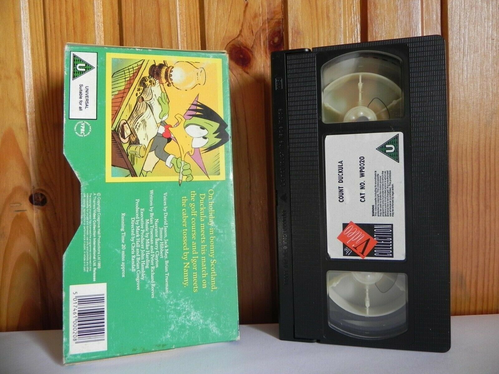 Count Duckula - Thames Video - Carton Box - Animated - Retro 80's - Kids - VHS-