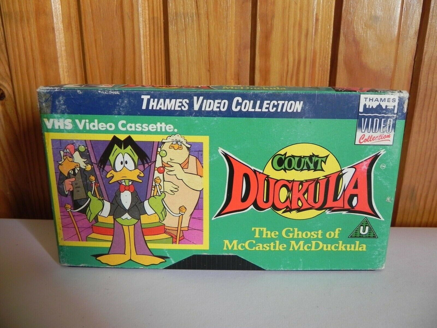 Count Duckula - Thames Video - Carton Box - Animated - Retro 80's - Kids - VHS-