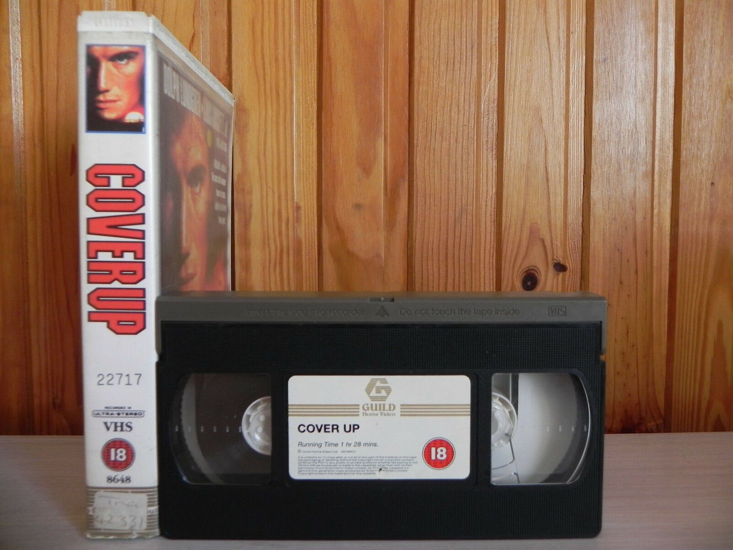 Cover Up - Big-Box - Guild Home Video - Dolph Lundgren - Classic Action - VHS-