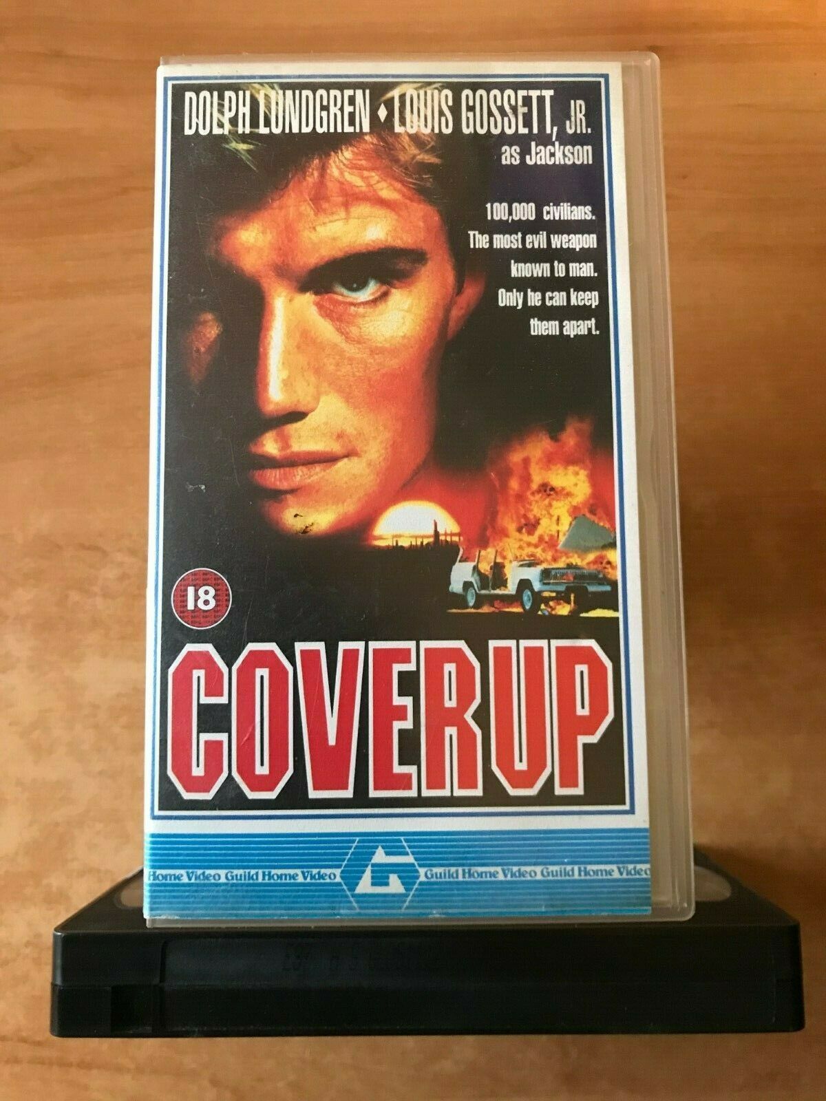 Cover Up: U.S. Marine Action - Thriller - Dolph Lundgren/Louis Gossett - Pal VHS-