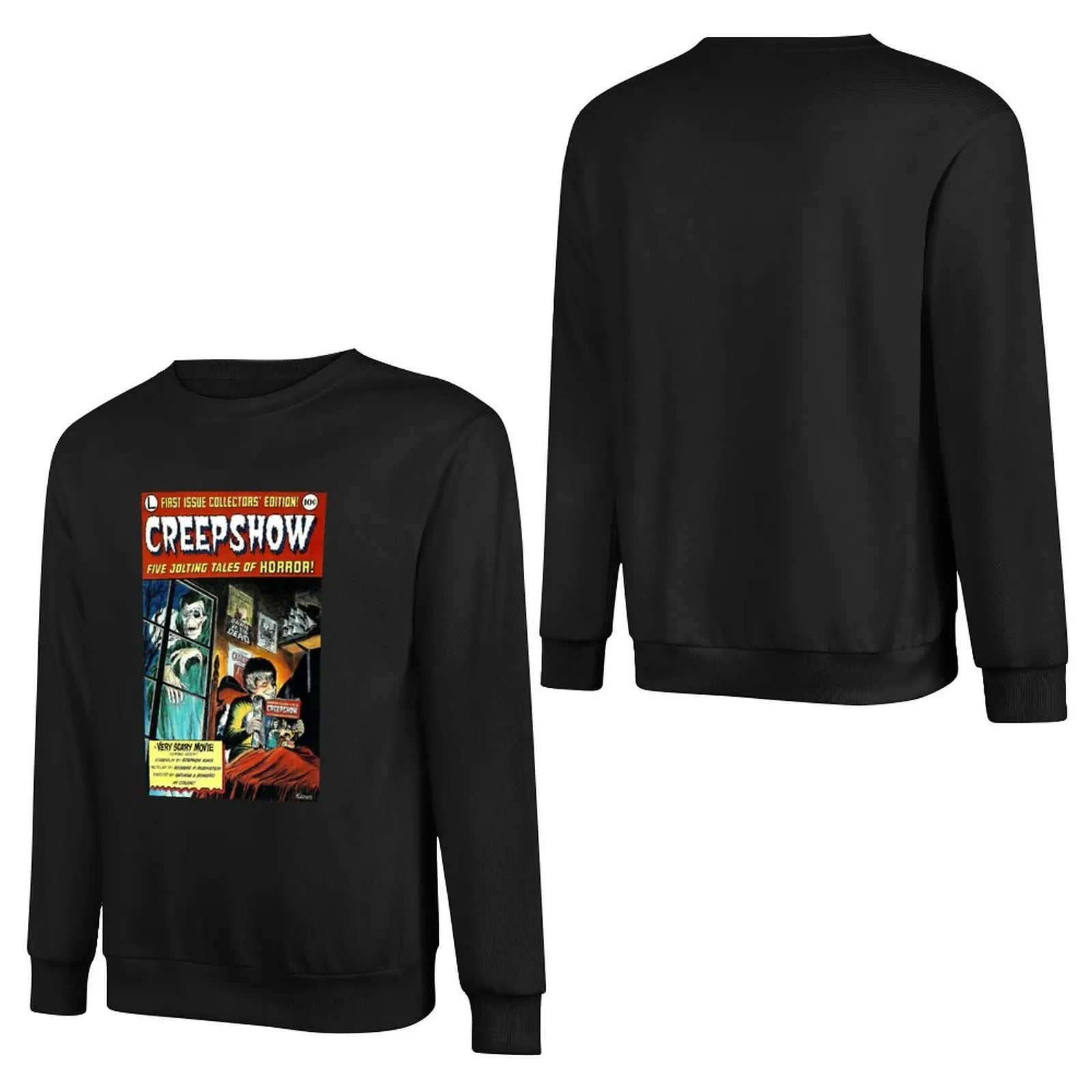 Creepshow Pullover Hoodie - Anime Sweatshirt Style - Hoodie Head for Horror Enthusiasts-