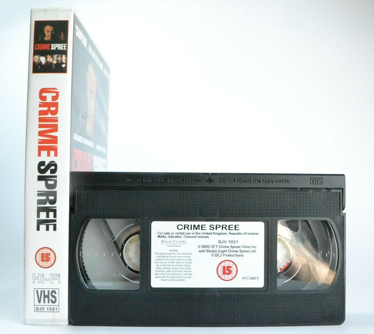 Crime Spree (2003): Canadian/British Crime Comedy - G.Depardieu/H.Keitel - VHS-