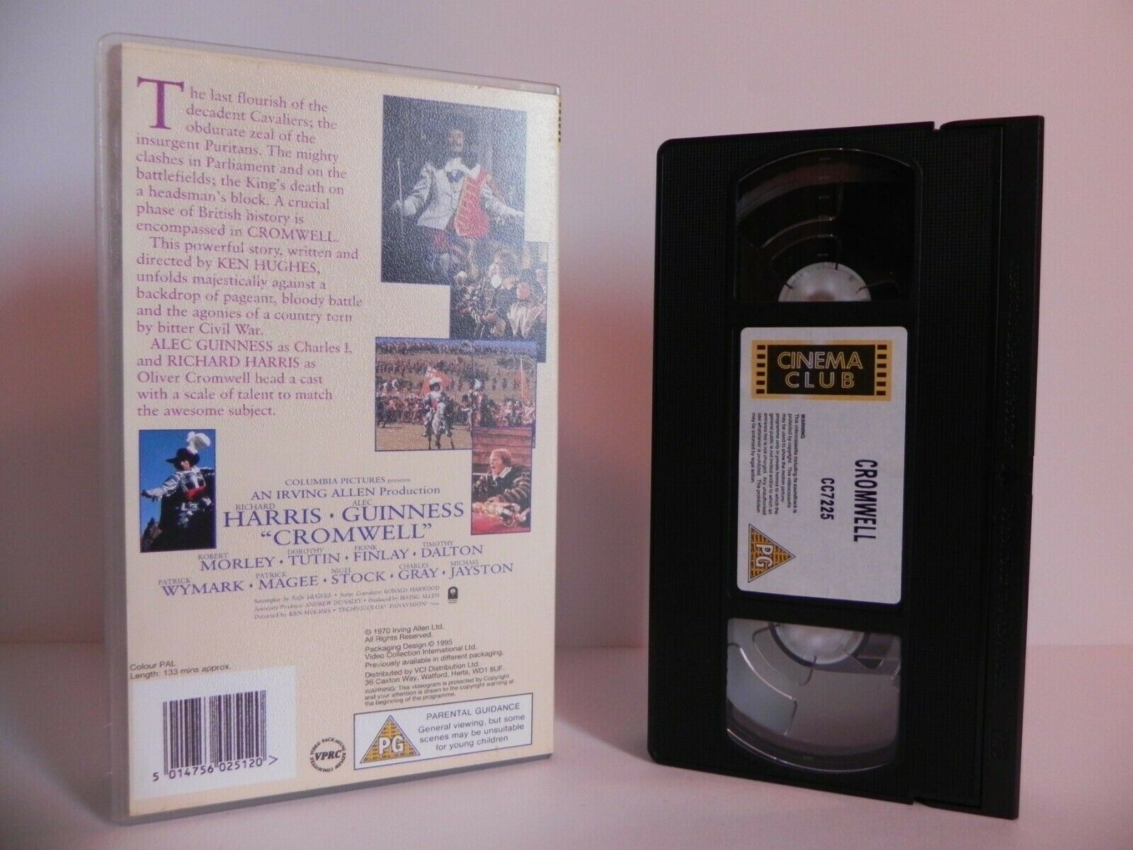 Cromwell - Powerful Story - Civil War - Bloody Battle - Alec Guinness - Pal VHS-