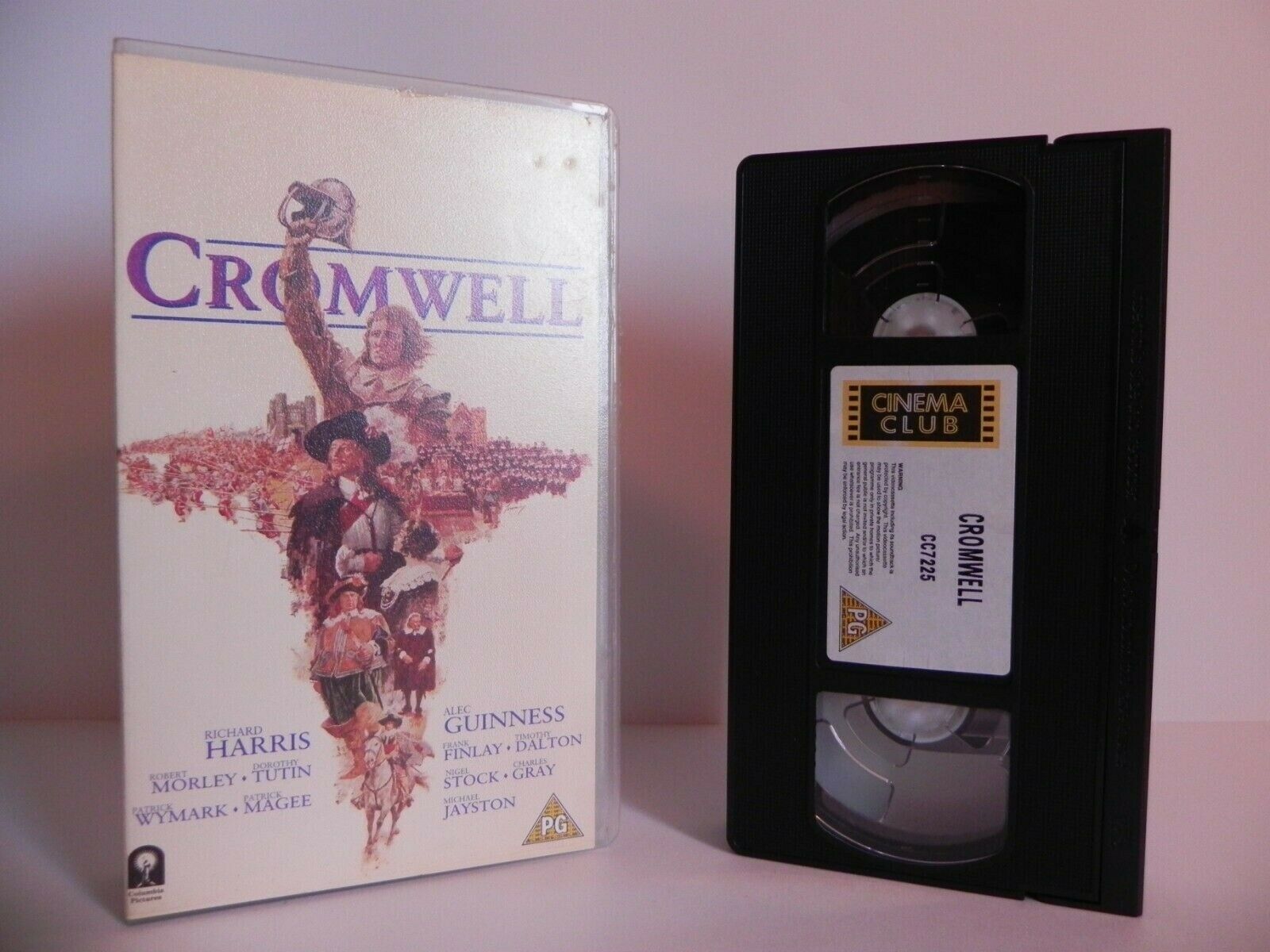 Cromwell - Powerful Story - Civil War - Bloody Battle - Alec Guinness - Pal VHS-