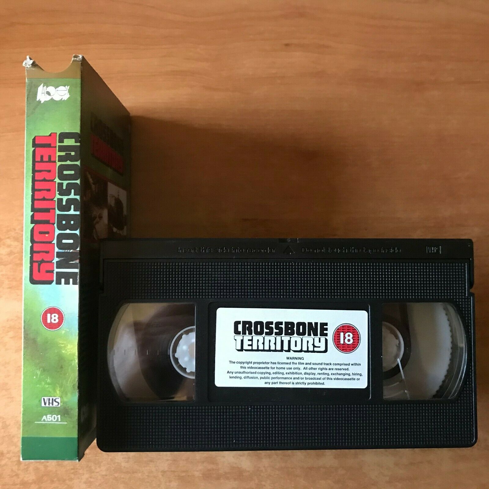 Crossbone Terrority (1987); [Carton Box] Danilo Cabreira - War Action - Pal VHS-