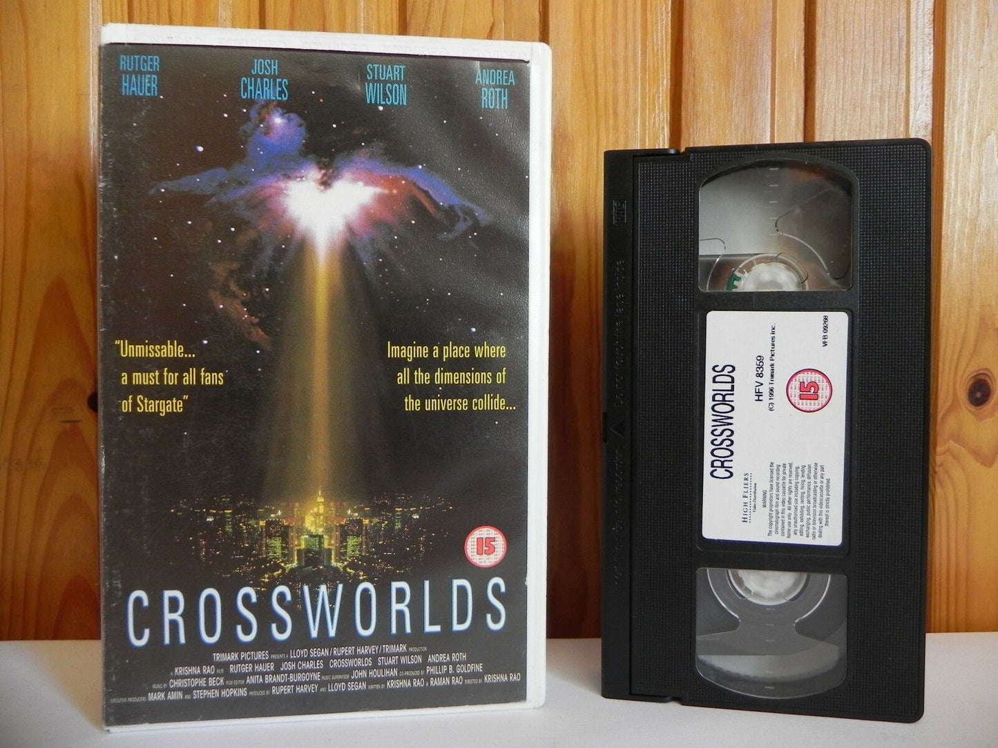 Crossworlds - High Fliers - Sci-Fi - Rutger Hauer - Large Box - Pal Video - VHS-