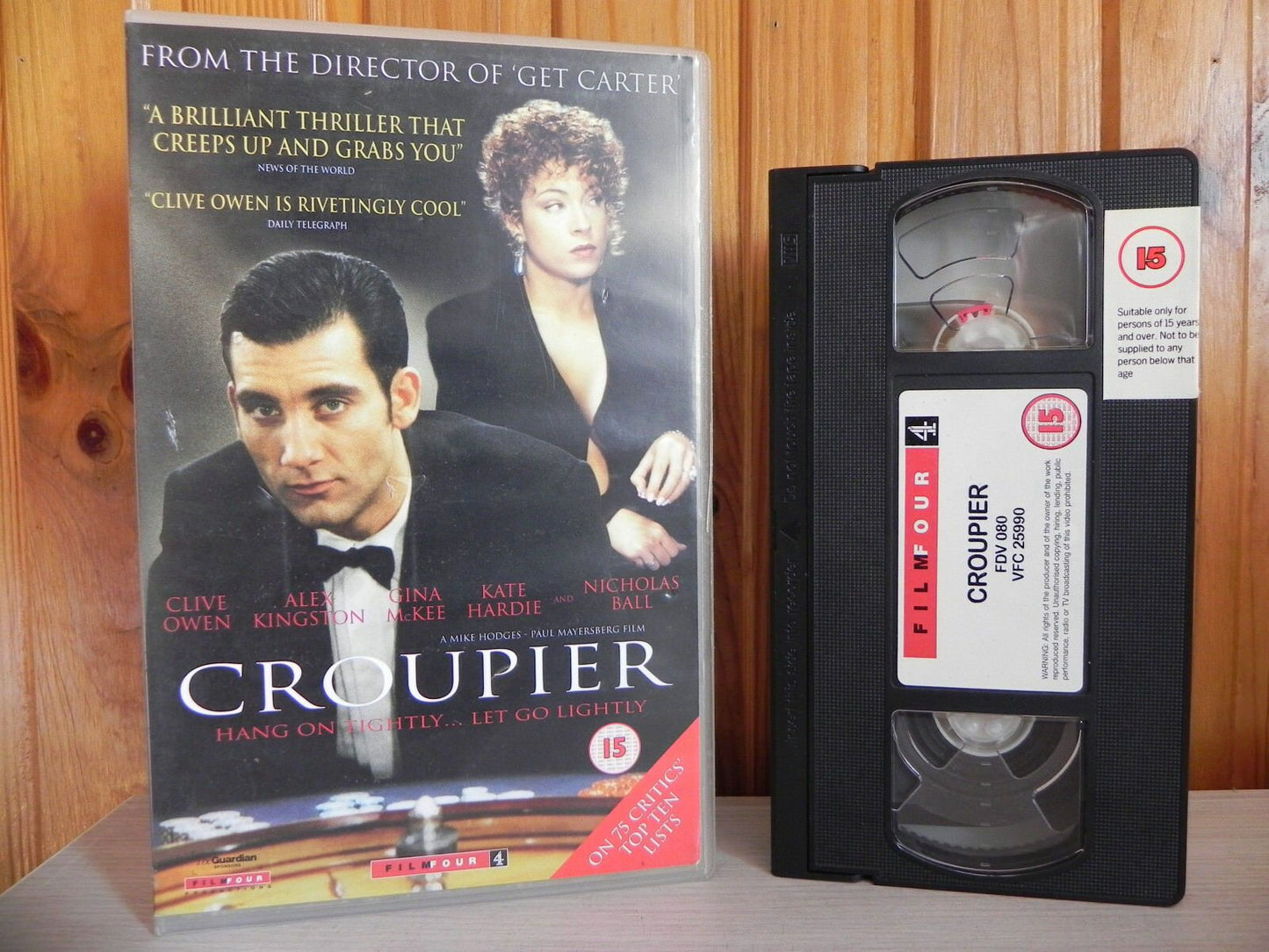 Croupier - Clive Owen - Big Box Release - Brilliant Thriller - 5 Star Film 4 VHS-