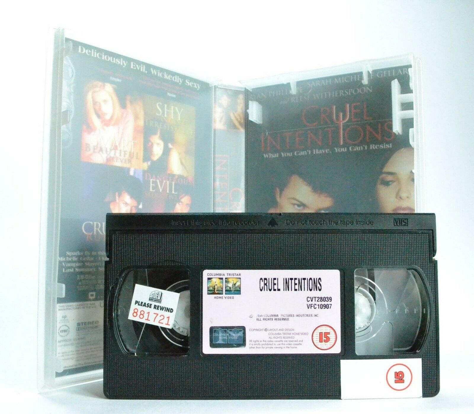 Cruel Intentions: Based Of "Les Liaisons Dangereuses" - Romantic Drama - VHS-