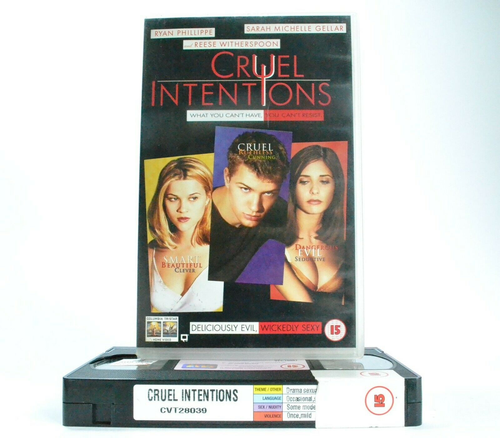 Cruel Intentions: Based Of "Les Liaisons Dangereuses" - Romantic Drama - VHS-