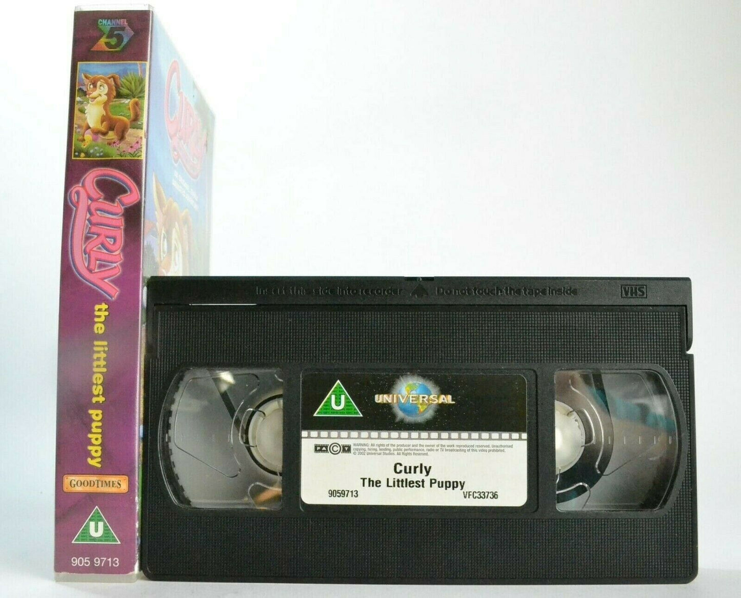 Curly: The Little Puppy [GoodTimes Video] - Animated Adventure - Kids - Pal VHS-