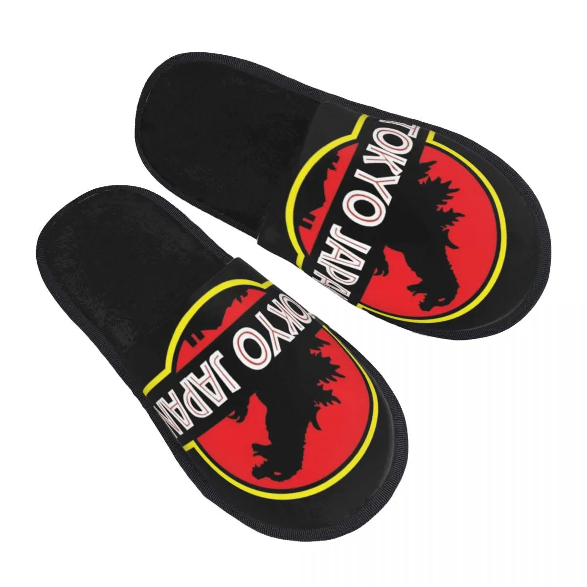 Custom Dinosaur Jurassic Park Soft Memory Foam Slippers - Women's Horror Movie - Comfy Warm Anti-Skid Slipper-2-M-