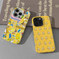 Cute Cartoon Simpsons Phone Case - Glossy Hard PC Cover - Fits iPhone Models 16 to 11 Pro Max - Perfect Gift-