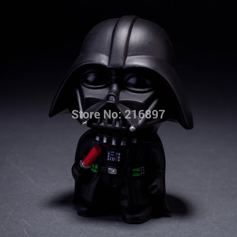 Cute Style Star War Action Figures - 10cm 2pcs/lot Darth Vader & STORM TROOPER - Kawaii Movie Model Toys-