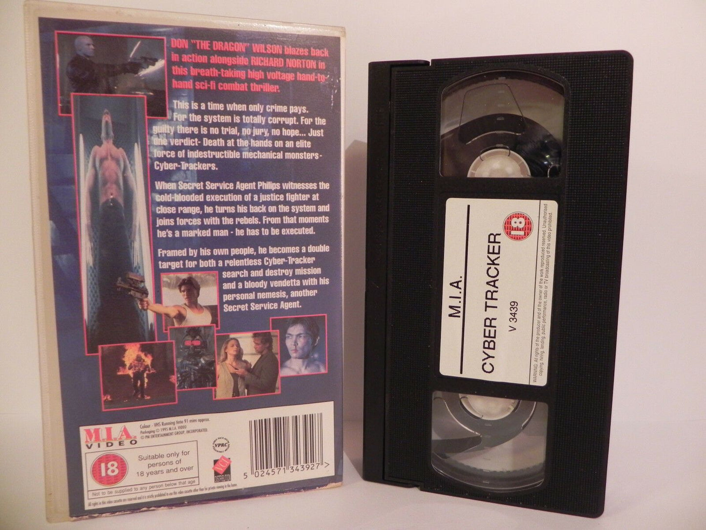 Cyber Tracker - Don Wilson - A Time When Only Crime Pays - M.I.A. Video - VHS-