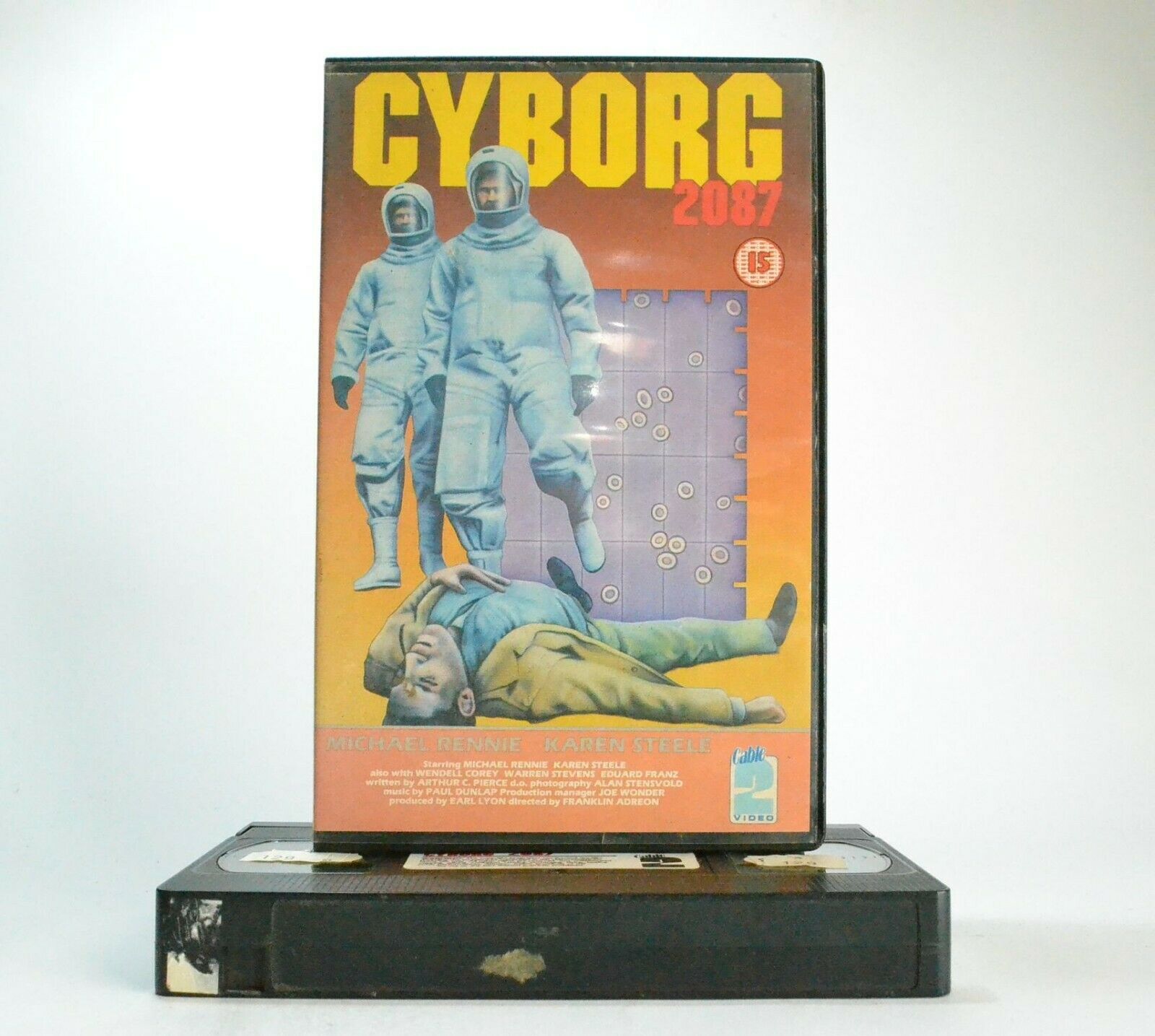 Cyborg 2087: Sci-Fi Classic (1966) - Large Box - M.Rennie/K.Steele - Pal VHS-