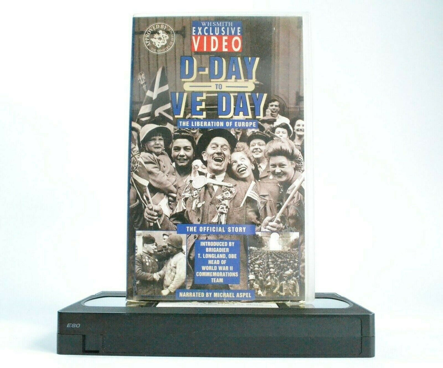 D-Day To Ve Day (WH Smith Exclusive Video): Michael Aspel - World War 2 - VHS-