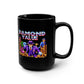 DIAMOND VALUE Black Mug, (15oz)-15oz-