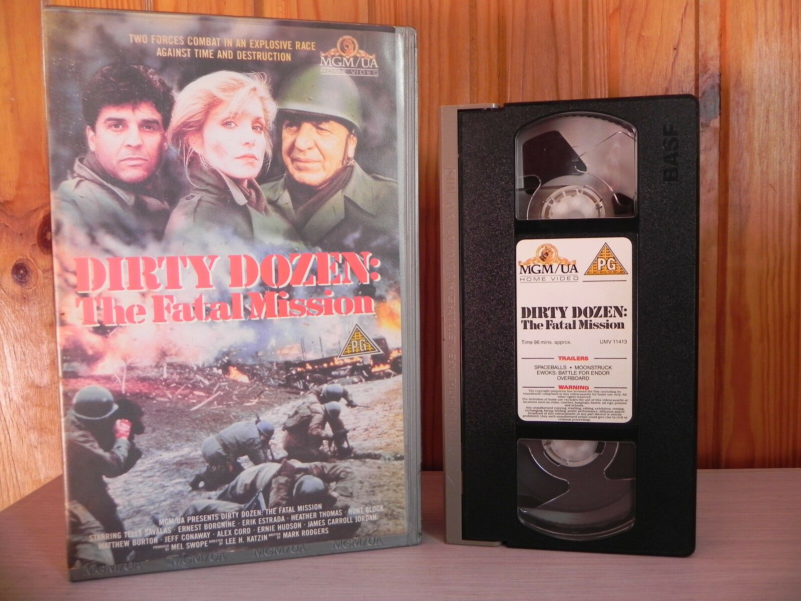 DIRTY DOZEN - Original MGM - Big Box Release - PreCert - The Fatal Mission - VHS-