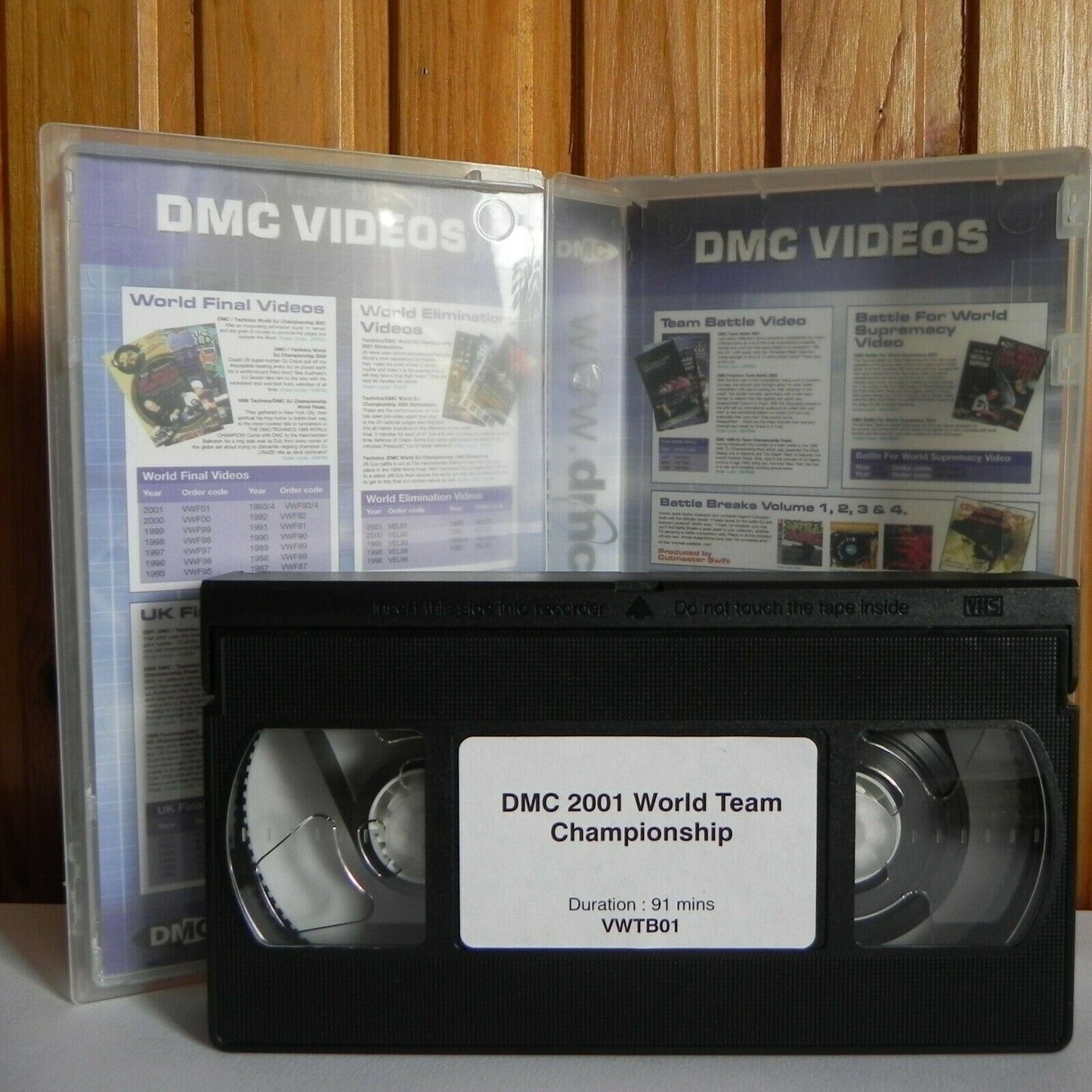 DMC 2001 World Team Championship - 22nd September - Live - London Apollo - VHS-