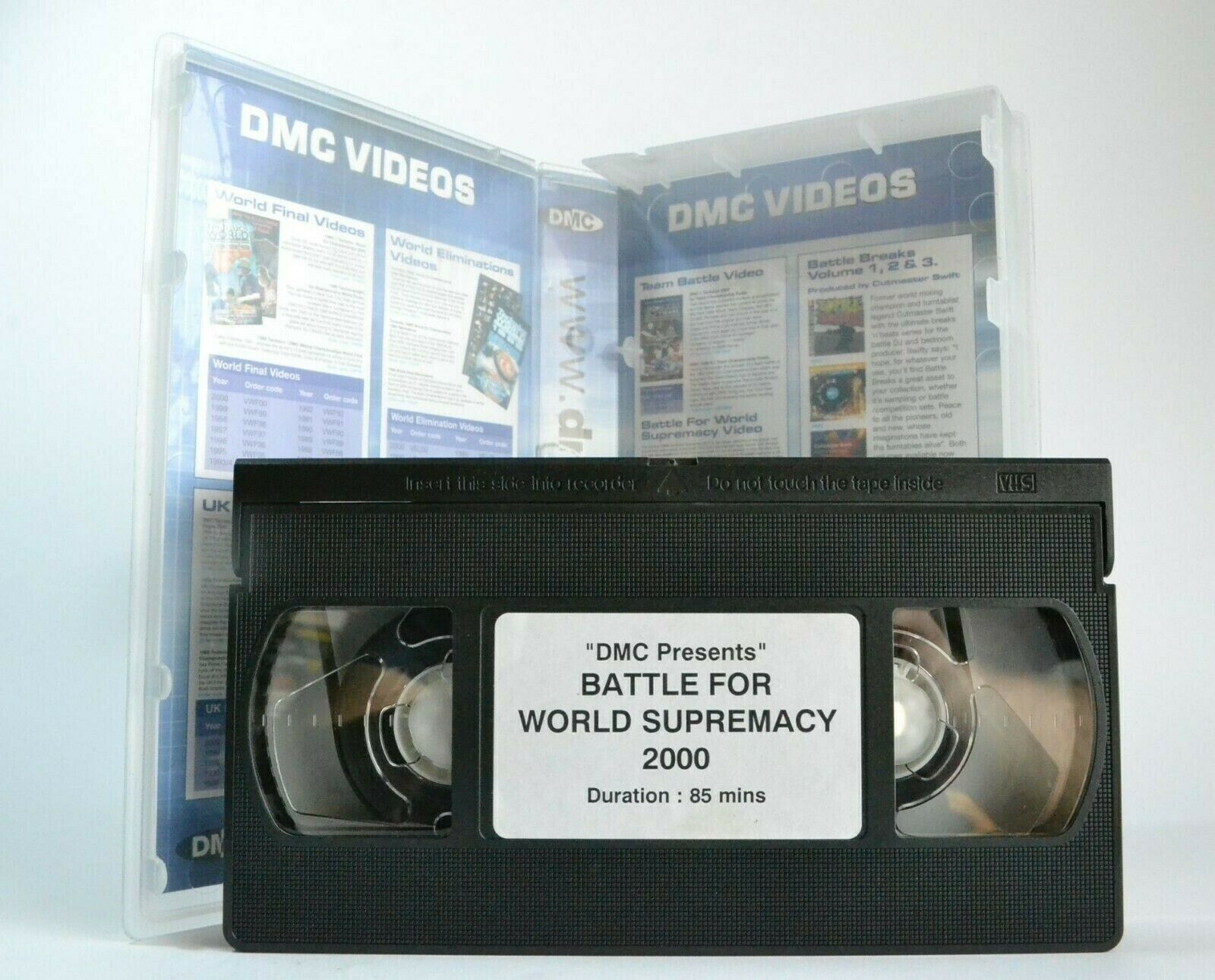 DMC Battle For World Supremacy 2000; [Skycape/London] - DJ J-Syles - Pal VHS-