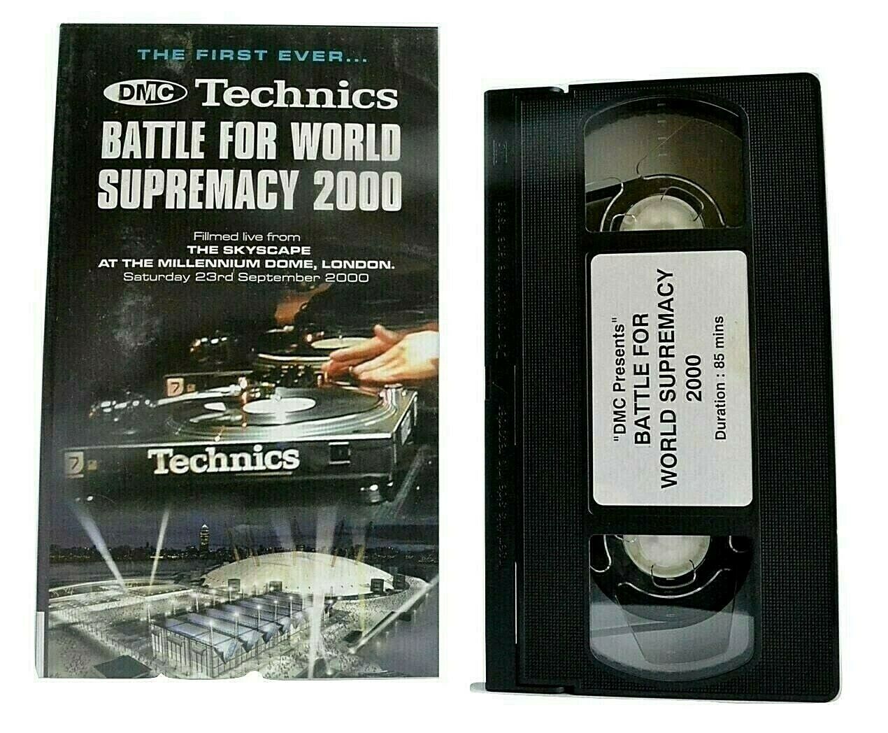 DMC Battle For World Supremacy 2000; [Skycape/London] - DJ J-Syles - Pal VHS-