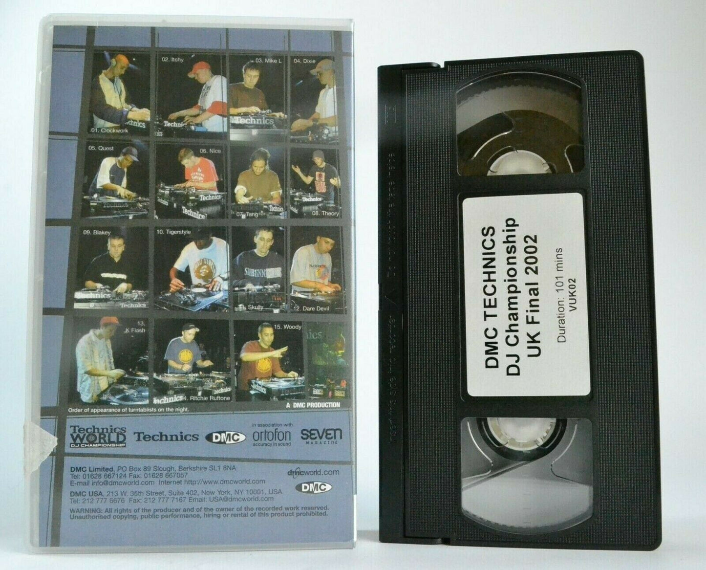 DMC Technics DJ Championship 2002 UK Final: Shepherds Bush Empire (K Flash) VHS-