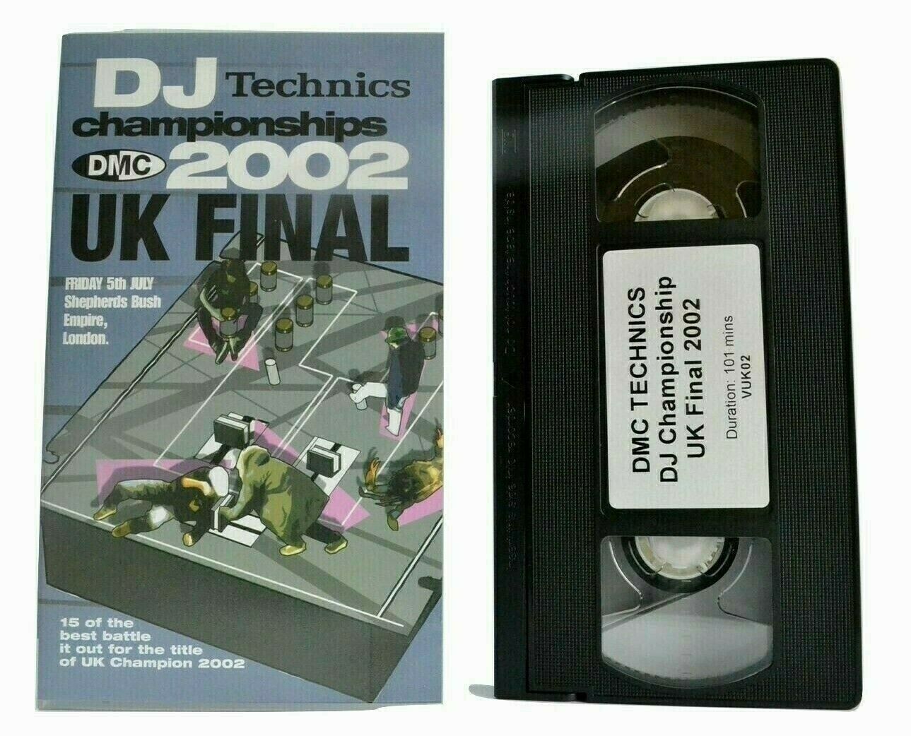 DMC Technics DJ Championship 2002 UK Final: Shepherds Bush Empire (K Flash) VHS-