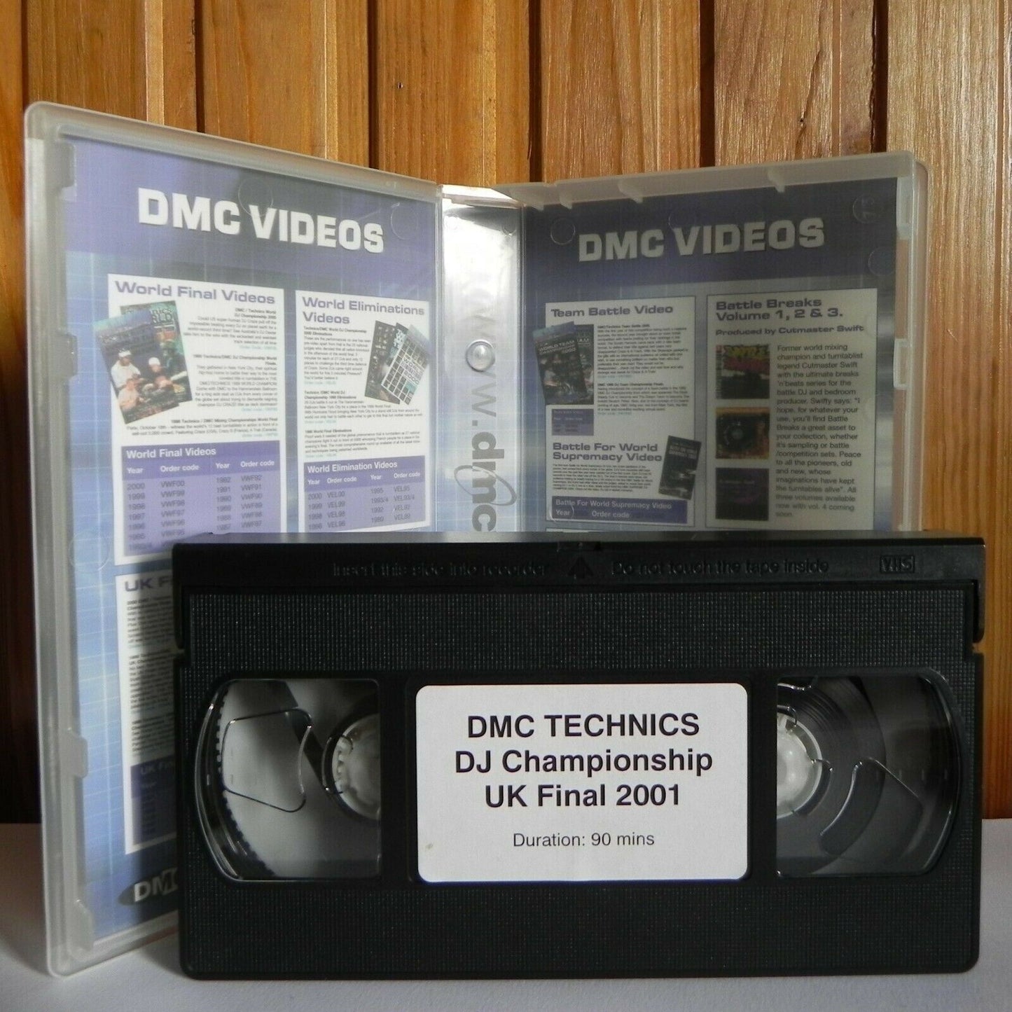 DMC Technics DJ Championship - UK Final 2001 - 20th July - Bush Empire - Pal VHS-