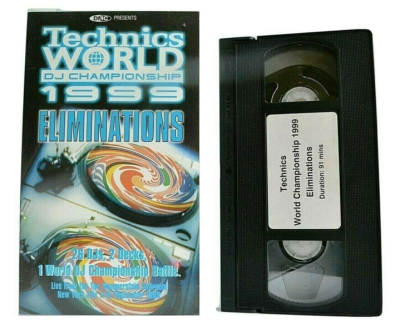 DMC Technics World Championship 1999: Eliminations - P-Trix - DJ Dare - Pal VHS-