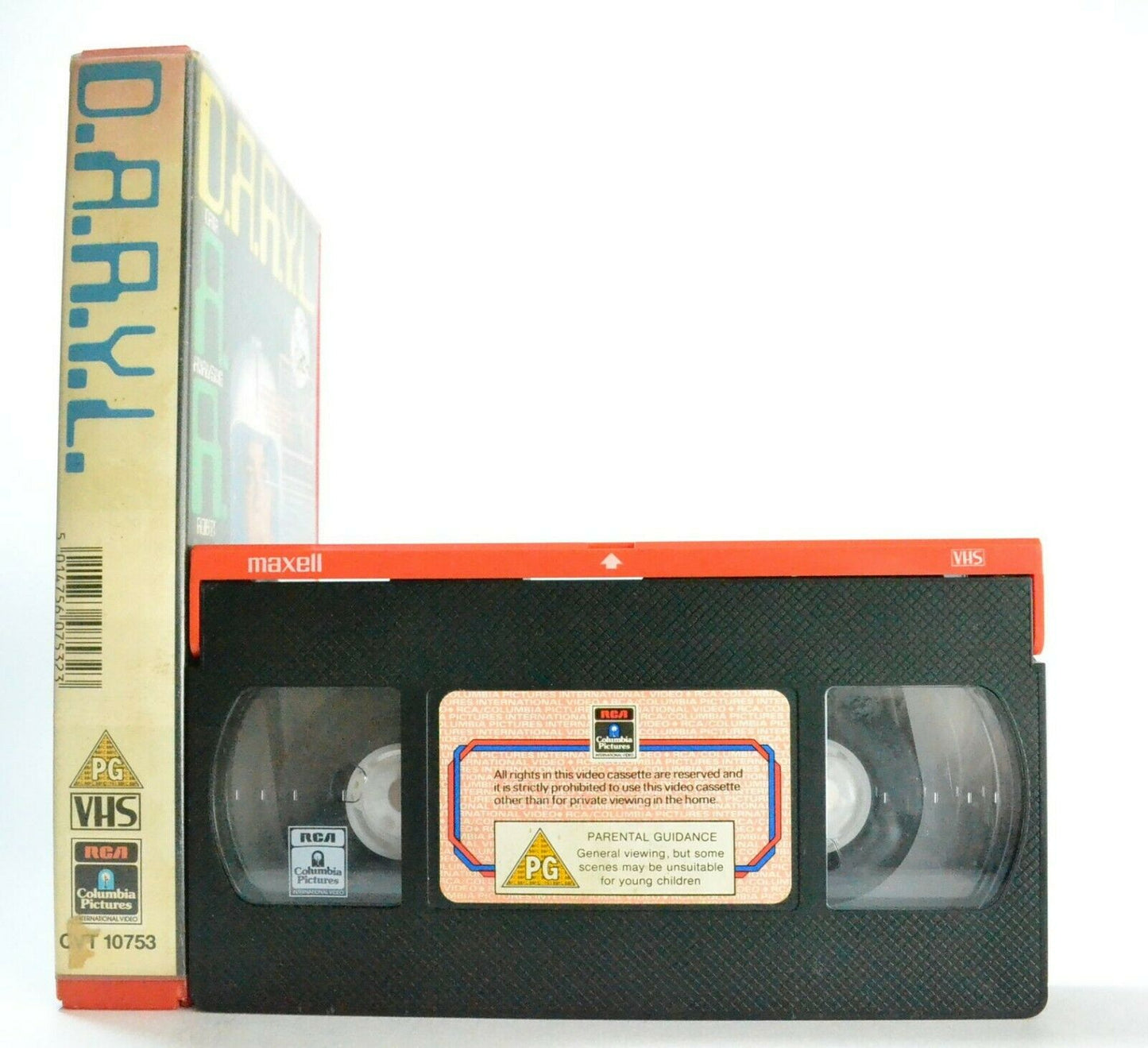 D.A.R.Y.L. (1985): Sci-Fi - Large Box - Experiment In Artificial Intelligence - Pal VHS-