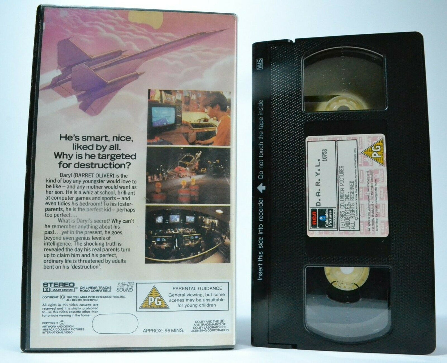 D.A.R.Y.L.: Artificial Intelligence Experiment - Si-Fi [Barret Oliver] Pal VHS-