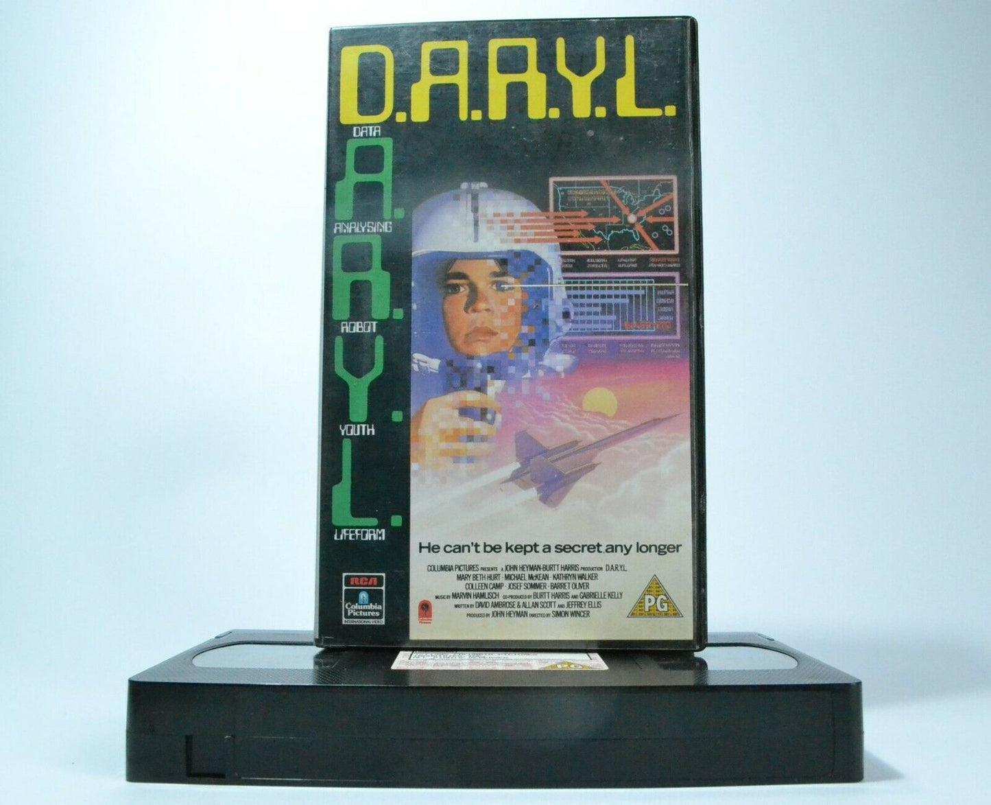 D.A.R.Y.L.: Artificial Intelligence Experiment - Si-Fi [Barret Oliver] Pal VHS-