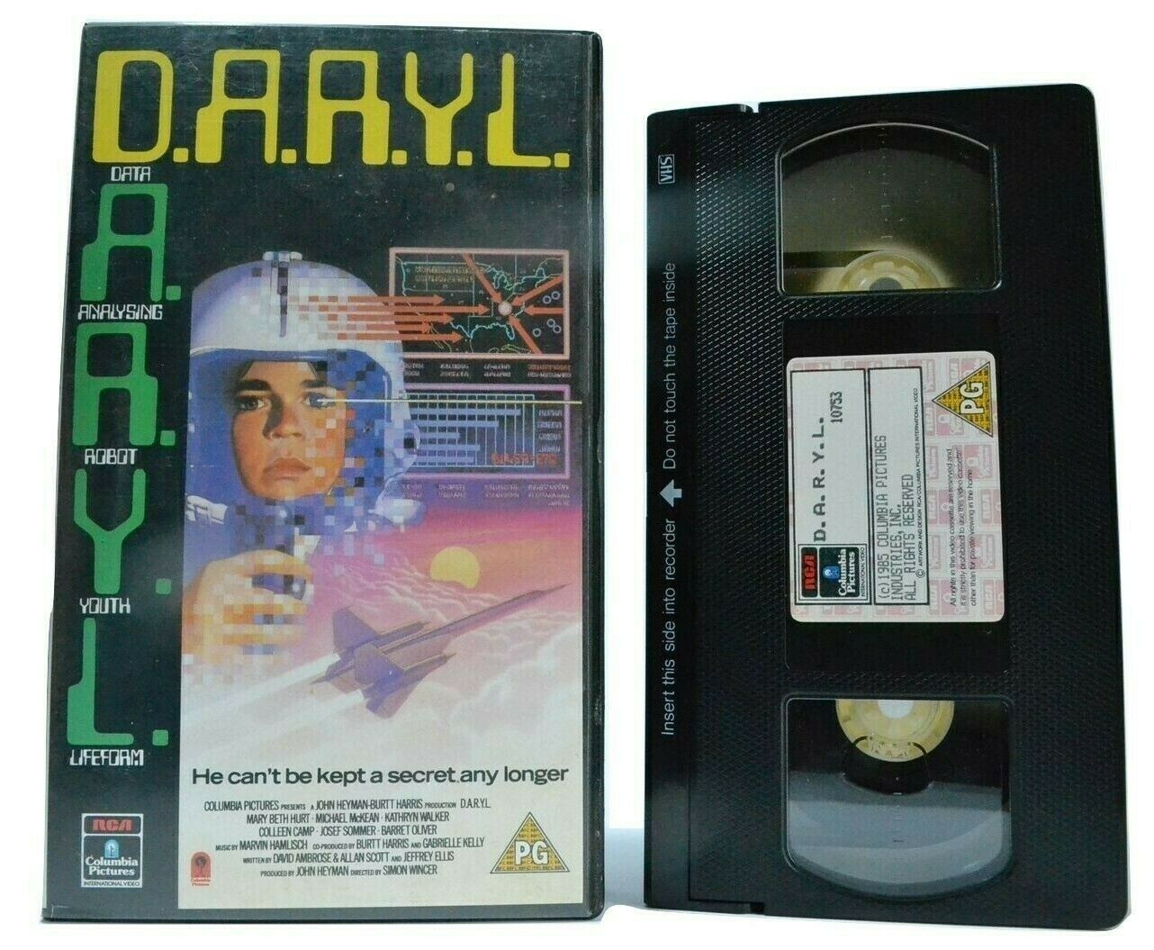 D.A.R.Y.L.: Artificial Intelligence Experiment - Si-Fi [Barret Oliver] Pal VHS-