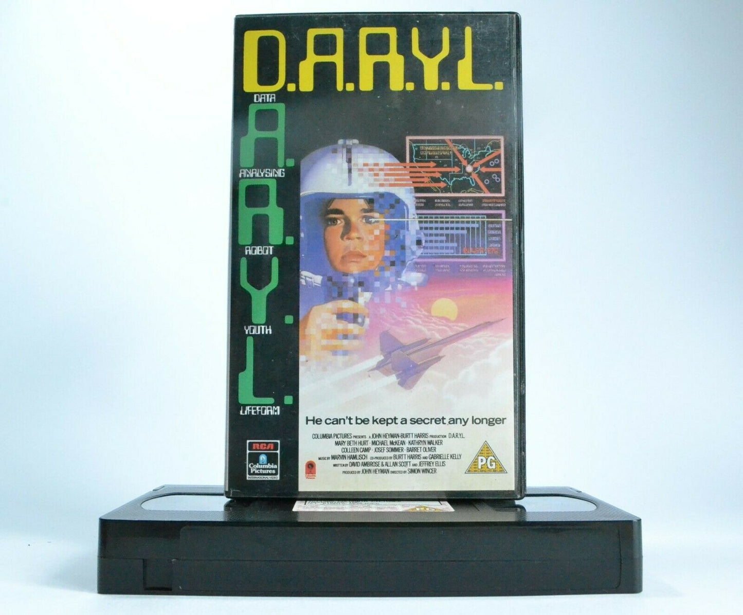 D.A.R.Y.L.(Daryl): Artificial Intelligence Experiment - Barret Oliver - Pal VHS-