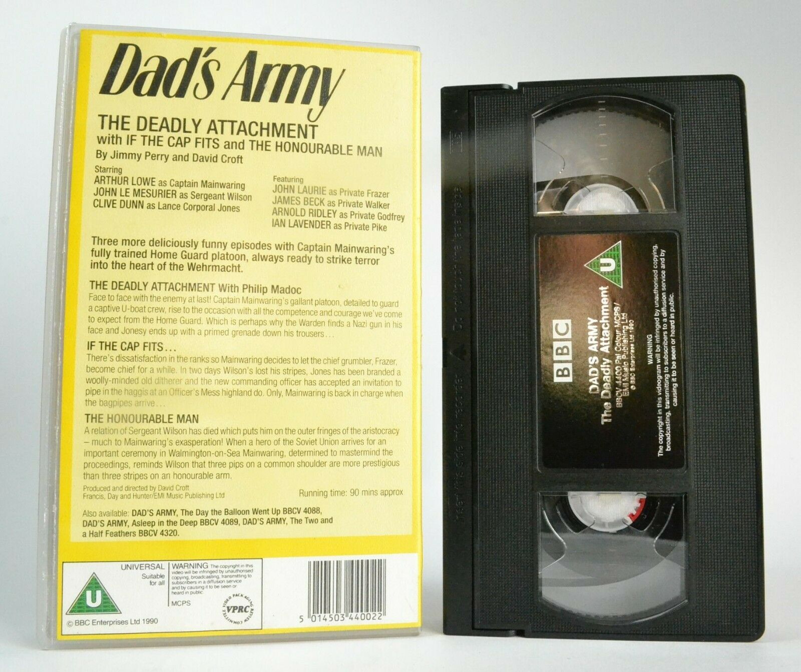 Dad's Army: The Deadly Attachment [BBC Classic] T.V. Series - War Comedy - VHS-