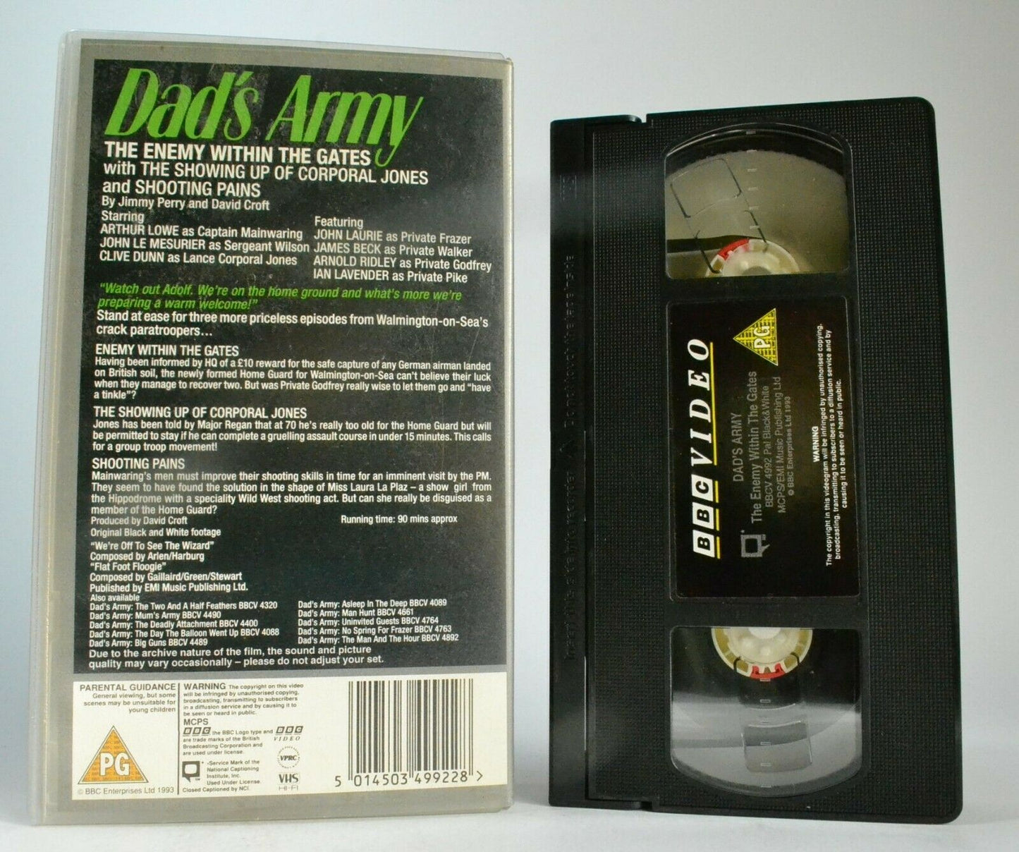 Dad's Army: The Enemy Within The Gates [BBC Series] Comedy - Arthur Love - VHS-