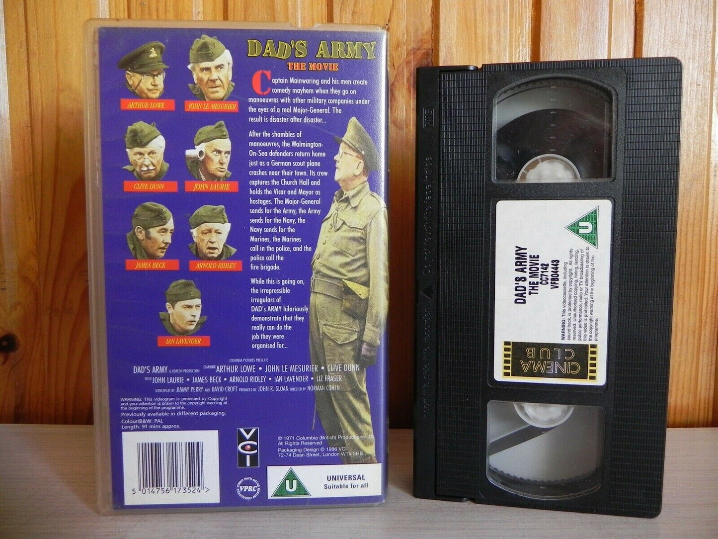 Dad's Army - The Movie - Columbia - Comedy - Arthur Lowe - Clive Dunn - Pal VHS-