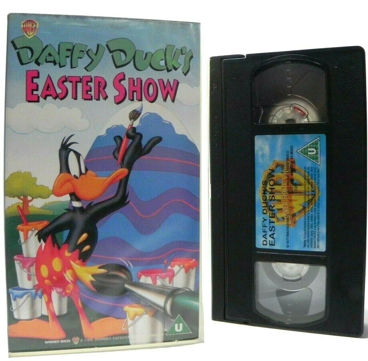 Daffy Duck: Easter Show - Animated - Cartoon Fun - Adventures - Kids - Pal VHS-