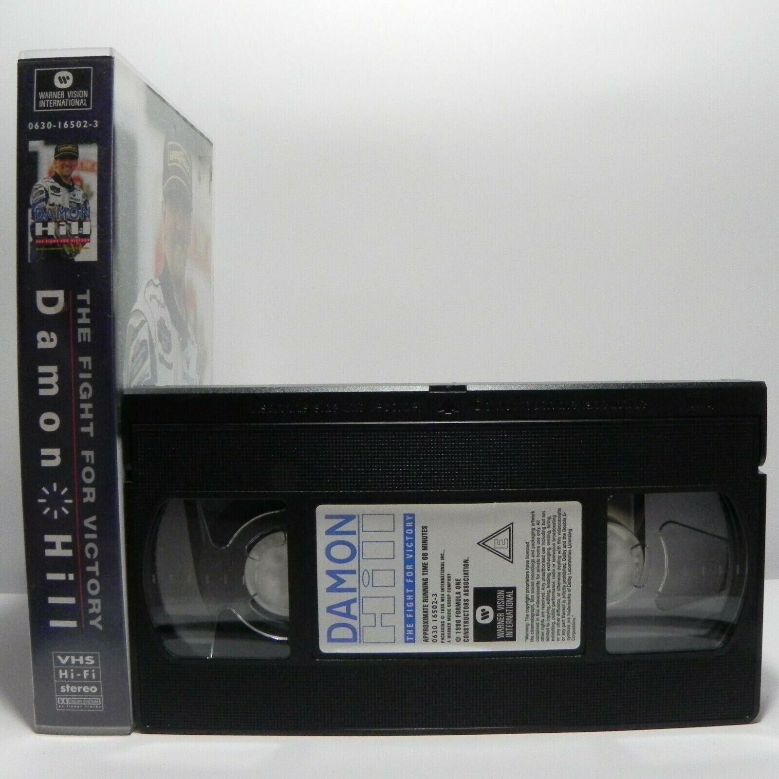 Damon Hill: The Fight For Victory - Documentary - Formula 1 World Champion - VHS-