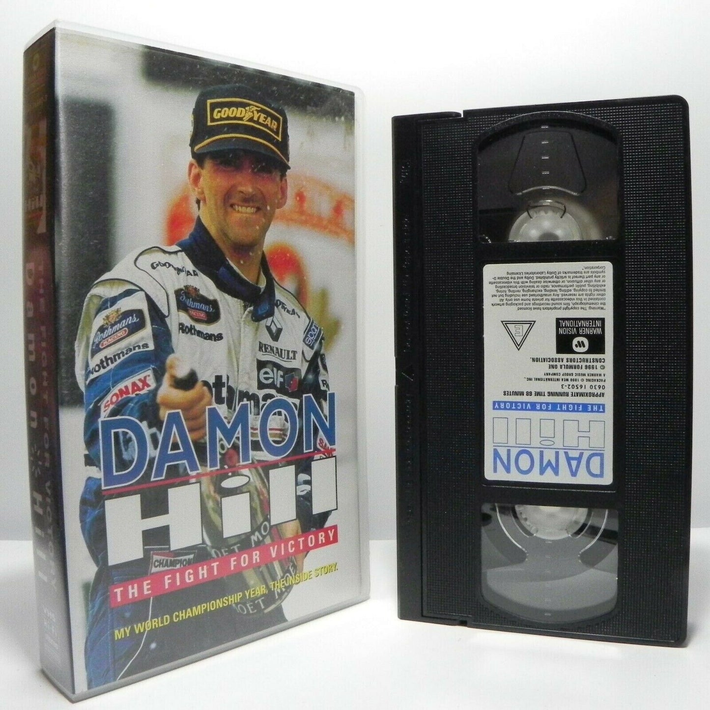 Damon Hill: The Fight For Victory - Documentary - Formula 1 World Champion - VHS-