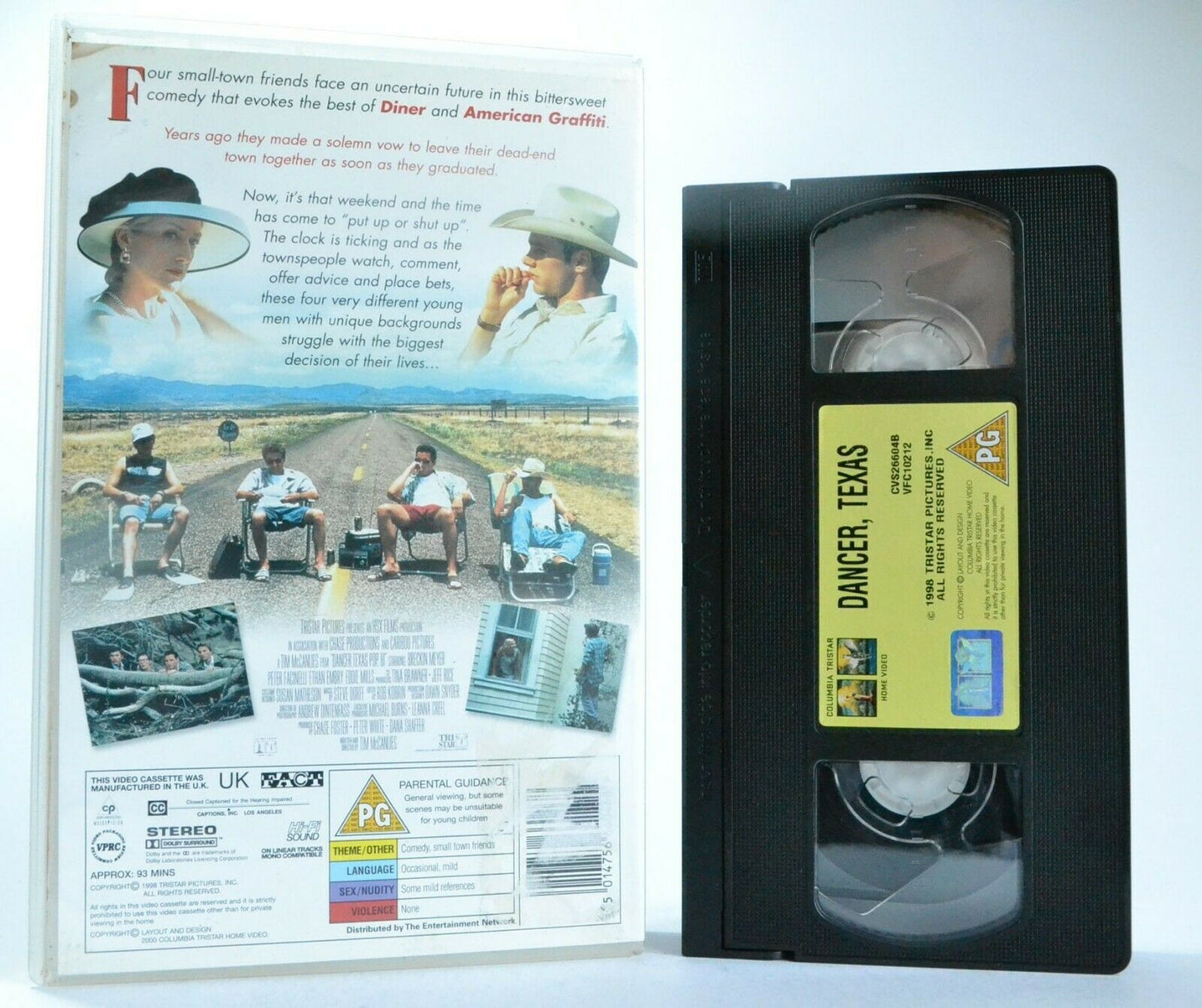 Dancer, Texas (1998): Drama Comedy - Large Box - Ex-Rental - Breckin Meyer - VHS-