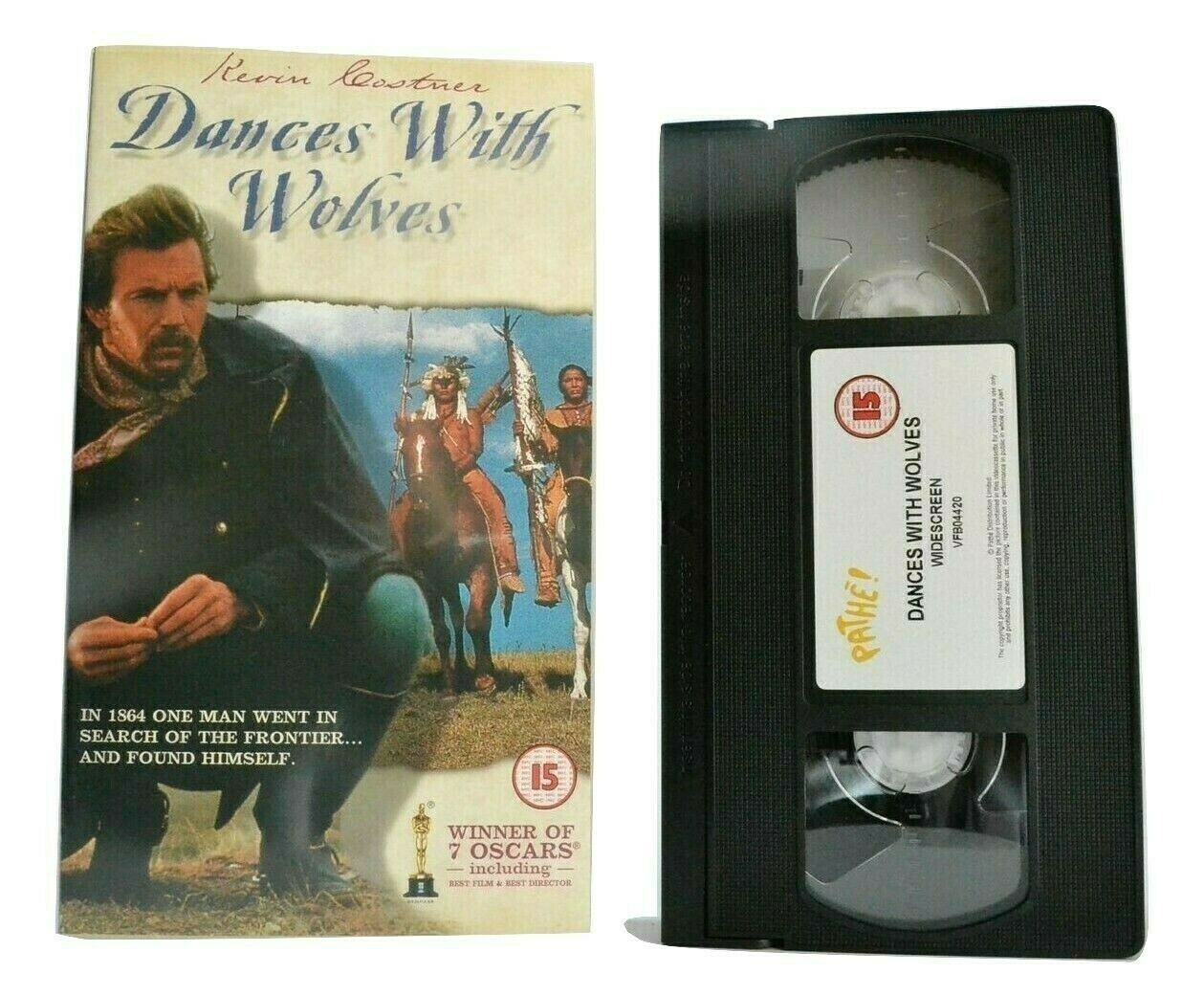 Dances With Wolves (1990); <Widescreen> - Western - Kevin Costner - Pal VHS-